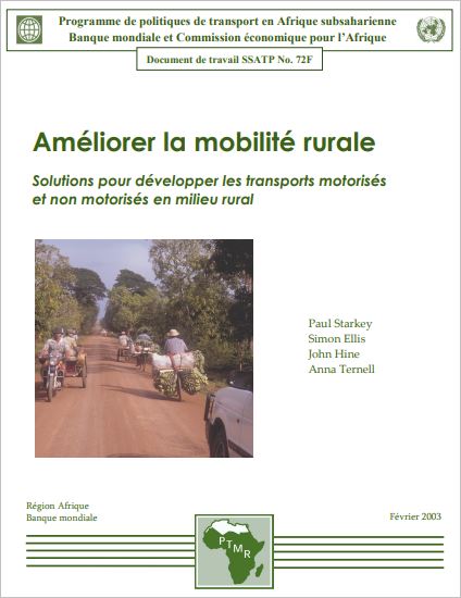 Améliorer la mobilité rurale : Solutions pour développer les transports motorisés et non motorisés en milieu rural