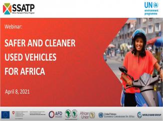 Webinaire : Des véhicules d'occasion plus sûrs et plus propres pour l'Afrique ( 8 avril…