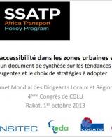 Événement SSATP en marge du Sommet mondial des dirigeants locaux et régionaux à Rabat