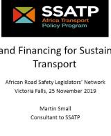 Law & Financing for Sustainable Transport