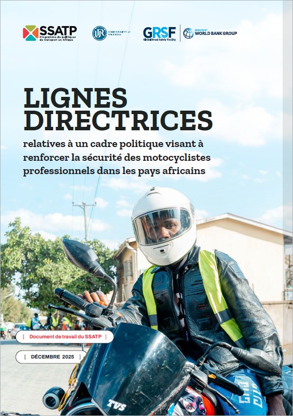 Lignes directrices relatives à un cadre politique visant à renforcer la sécurité des motocyclistes professionnels dans les pays africains