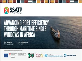WEBINAR: Advancing Port Efficiency through Maritime Single Windows in Africa