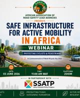 WEBINAR: Safe Infrastructure for Active Mobility in Africa - Protecting Cyclists & Pedestrians