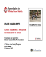Make Roads Safe: Raising Awareness and Resources for Road Safety in Africa