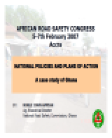 National Policies and Plans of Action: a case study of Ghana