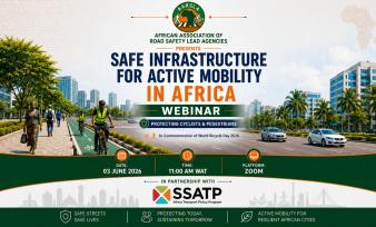 WEBINAR: Safe Infrastructure for Active Mobility in Africa - Protecting Cyclists & Pedestrians