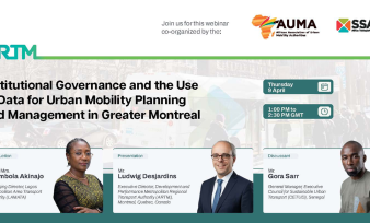 WEBINAR: Institutional Governance & Data for Urban Mobility Planning & Management in Greater Montreal