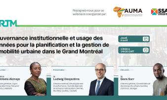 WEBINAIRE: Gouvernance et données pour la mobilité urbaine - leçons du Grand Montréal