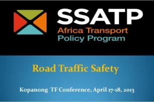 Forum des transports routiers en Afrique: Programme de sécurité routière du SSATP