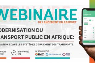 [WEBINAIRE] Modernisation du transport public en Afrique : innovations dans les systèmes de paiement des transports