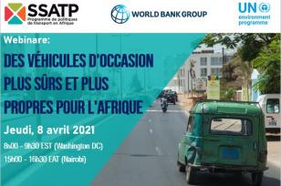 WEBINARE: Des véhicules d'occasion plus sûrs et plus propres pour l'Afrique