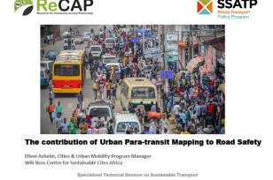 The Contribution of Urban Paratransit Mapping to Road Safety