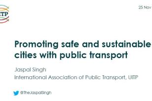 Promoting Safe and Sustainable Cities with Public Transport