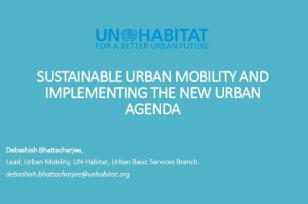 Sustainable Urban Mobility and Implementing the New Urban Agenda