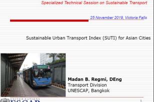 Sustainable Urban Transport Index (SUTI) for Asian Cities