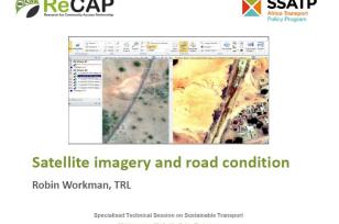 Satellite Imagery and Road Condition