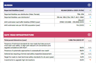 African Continent Road Safety Profile