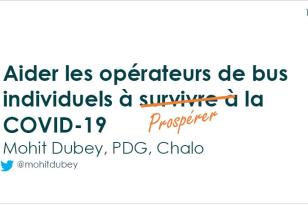 3e webinaire de l'UITP et du SSATP sur le transport informel : Présentation des solutions technologiques de Chalo