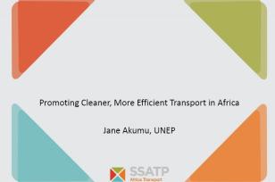 Promoting Cleaner, More Efficient Transport in Africa