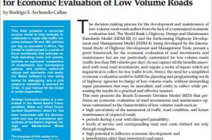 Roads Economic Decision Model (RED) for Economic Evaluation of Low Volume Roads