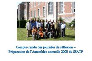 Rapport de préparation de l’Assemblée annuelle 2005 du SSATP