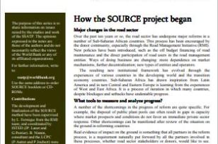 SOURCE (Standard Overall Ultralite Road Care Estimate), a large-scale benchmark tool for road networks