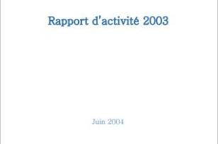 SSATP Rapport d'activité 2003