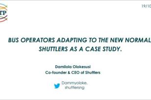 3rd Joint UITP & SSATP Webinar: Presentation of the Shuttlers case study 