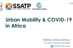 First UITP & SSATP Informal Transport Webinar: Presentation on COVID-19 and Public Transport in Africa