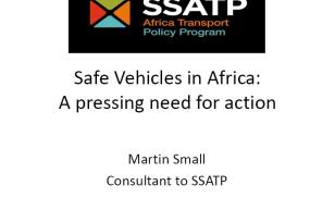 Safe Vehicles in Africa: A Pressing Need for Action