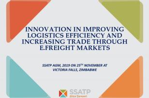Innovation in Improving Logistics Efficiency and Increasing Trade through E-Freight Markets