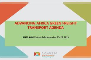 Advancing Africa Green Freight Transport Agenda