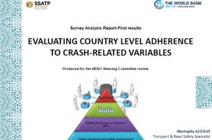 Survey Analysis Report - First Results: Evaluating Country Level Adherence to Crash-Related Variables