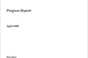 SSATP Progress Report 1997