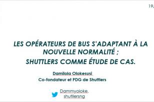 3ème webinaire conjoint UITP & SSATP : Présentation d'une étude de cas sur Shuttlers 
