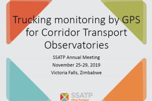 Truck Monitoring by GPS for Corridor Transport Observatories
