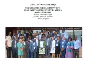 2nd ARSO Workshop in Abuja: Towards the Establishment of a Road Safety Observatory in Africa