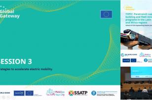 Global Gateway Knowledge Exchange Workshop at UITP Summit 2023: Strategies to accelerate electric mobility