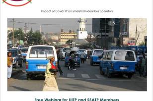 SSATP & UITP Webinar Series 1: How has COVID-19 changed the life of small/individual bus operators and authorities?