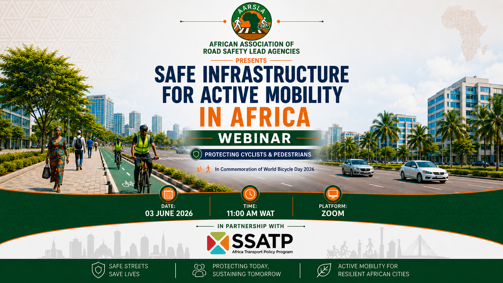 WEBINAR RECORDING: Safe Infrastructure for Active Mobility in Africa