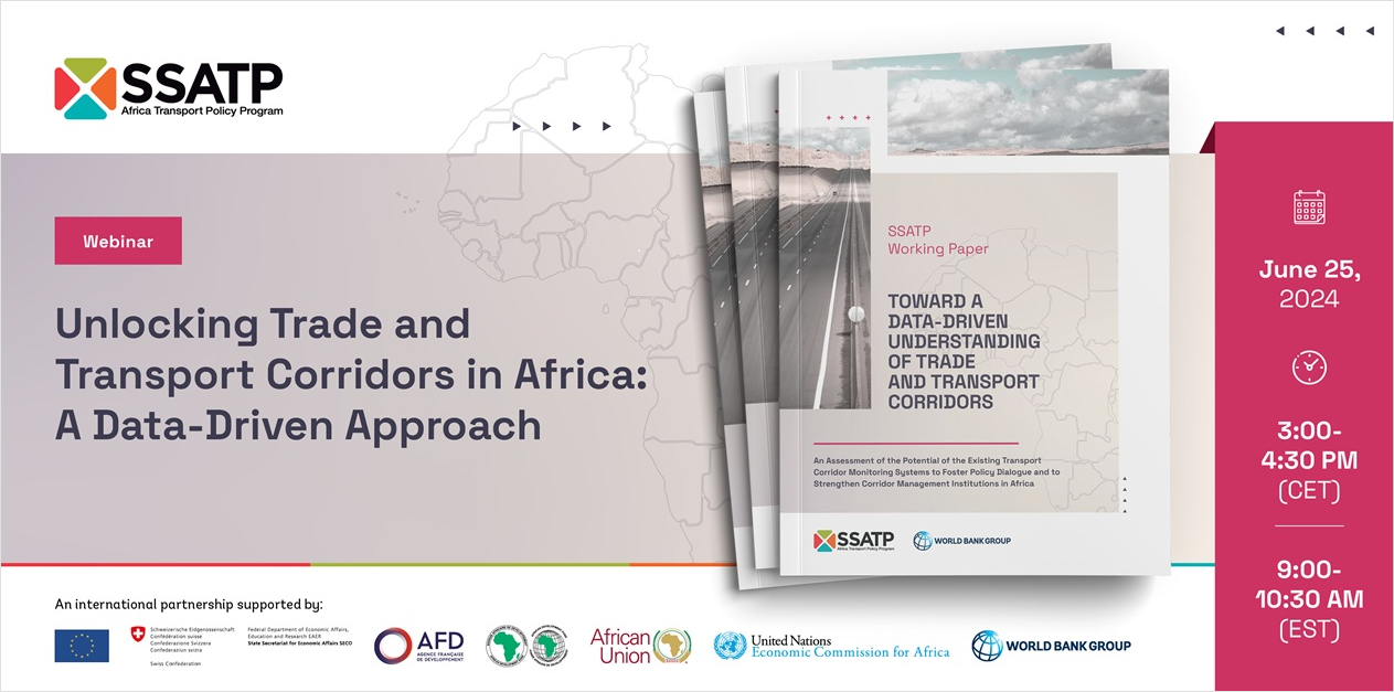 WEBINAIRE : Débloquer les corridors de commerce et de transport en Afrique - Une approche basée sur les données