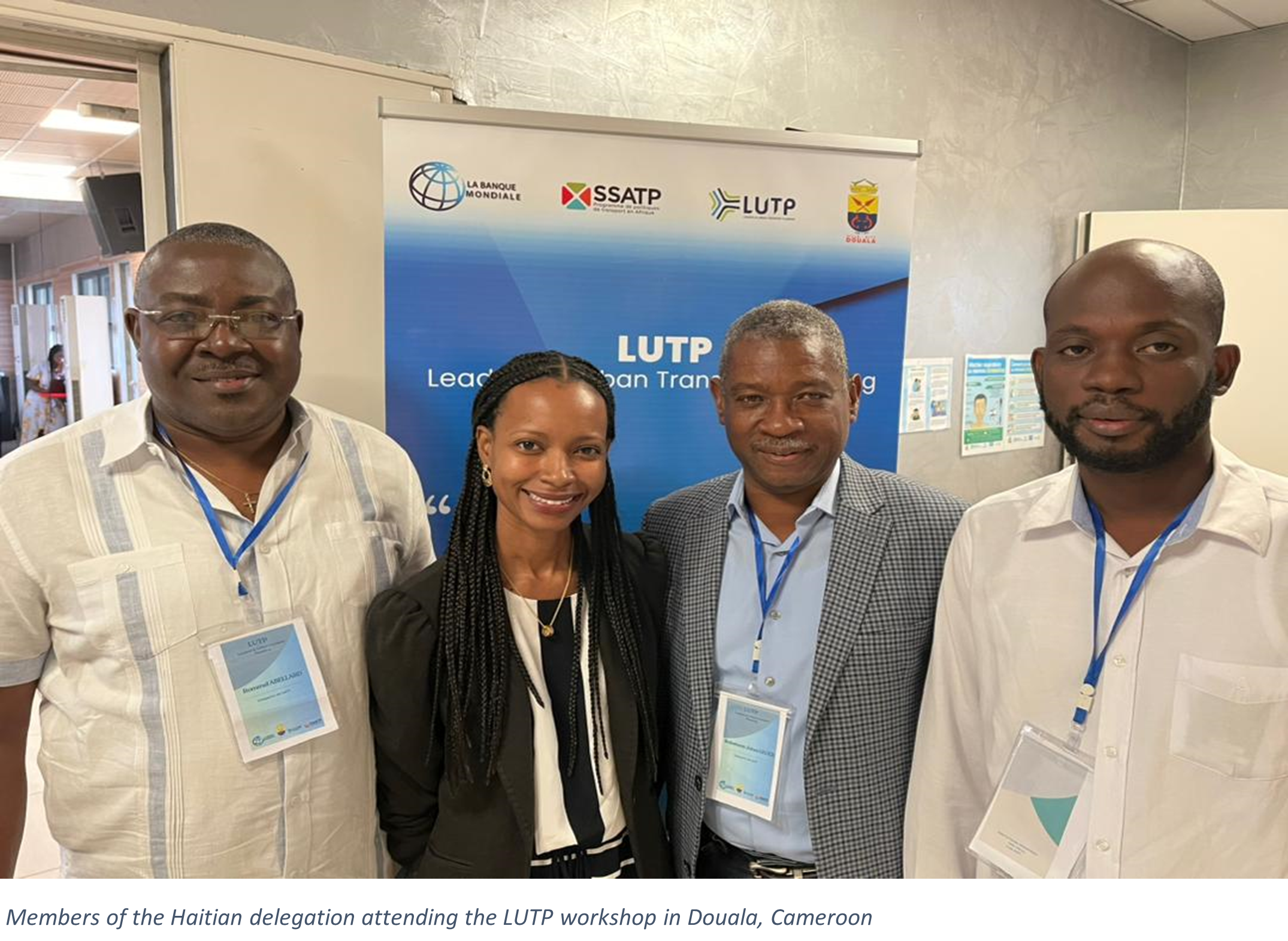  Members of the Haitian delegation attending the LUTP workshop in Douala, Cameroon