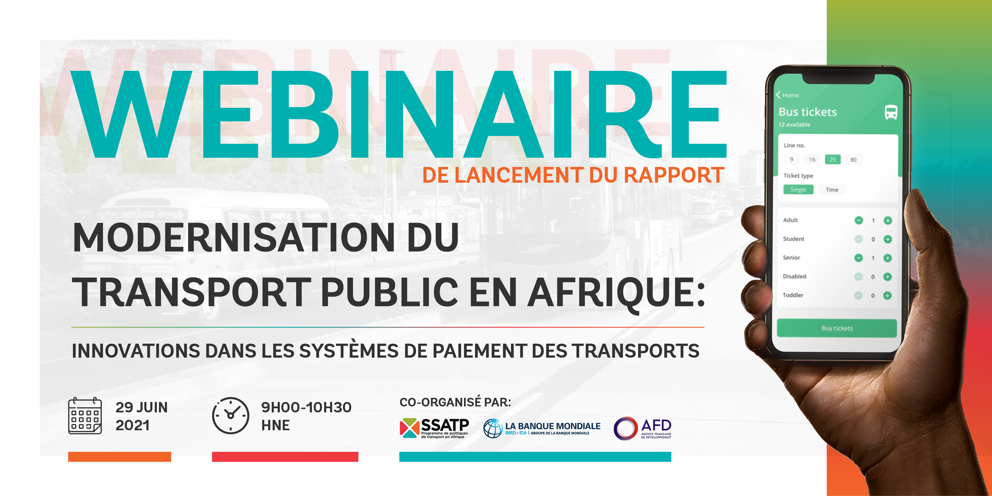 [WEBINAIRE] Modernisation du transport public en Afrique : innovations dans les systèmes de paiement des transports