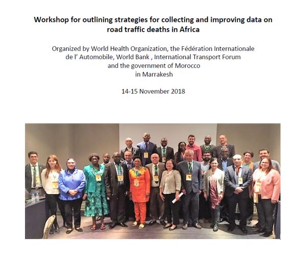 Workshop for Outlining Strategies for Collecting and Improving Data on Road Traffic Deaths in Africa