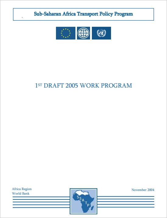 SSATP Work Program 2005