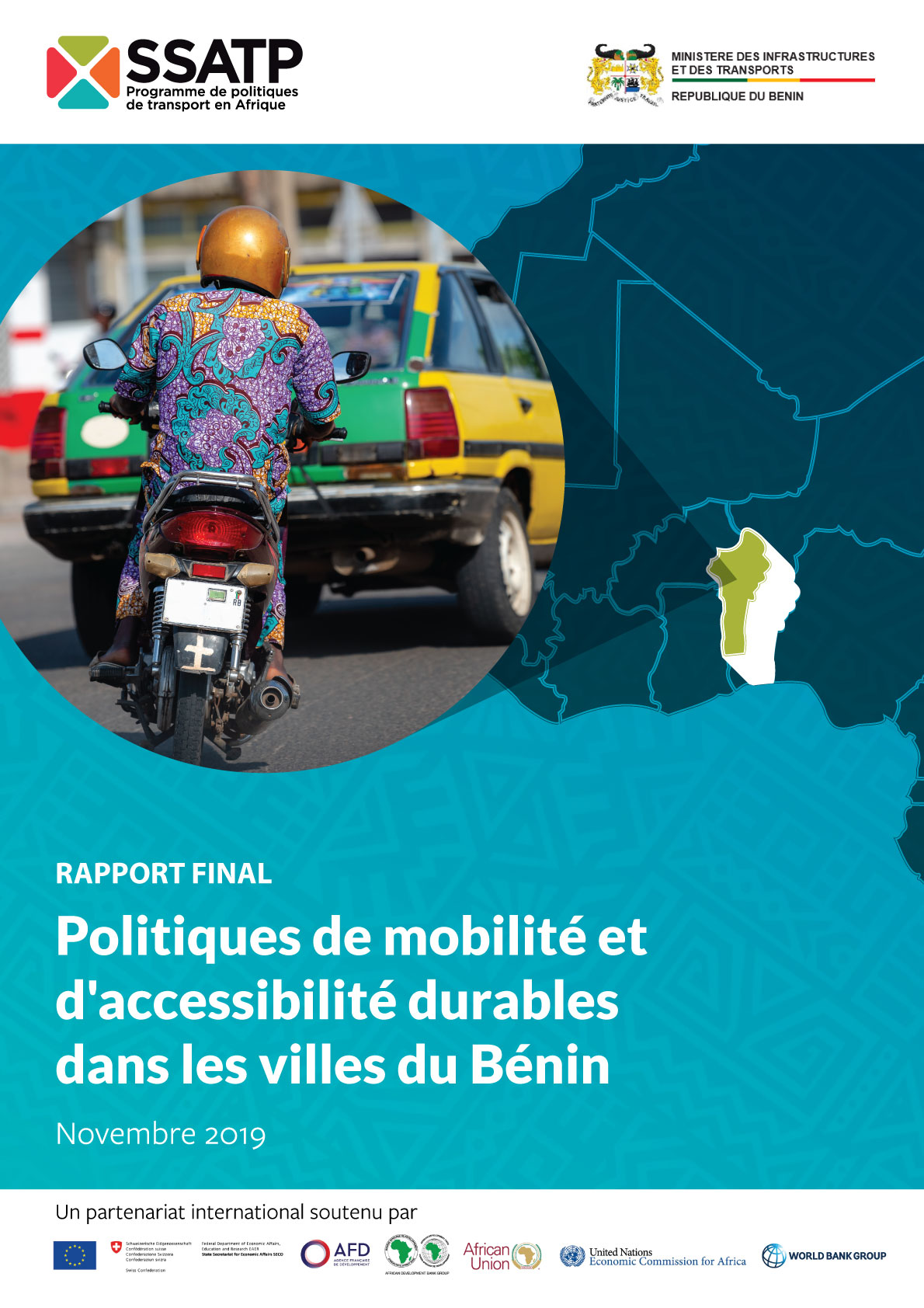 Politiques de mobilité et d'accessibilité durables dans les villes du Bénin - Document de politique et de stratégie