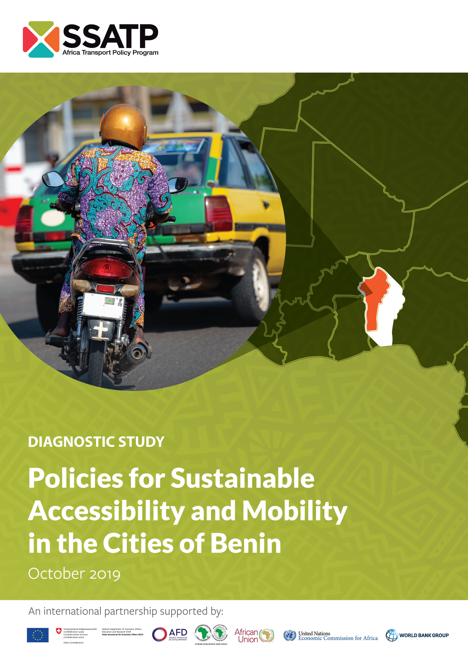 Policies for sustainable mobility and accessibility in cities of Benin - Diagnostic Study