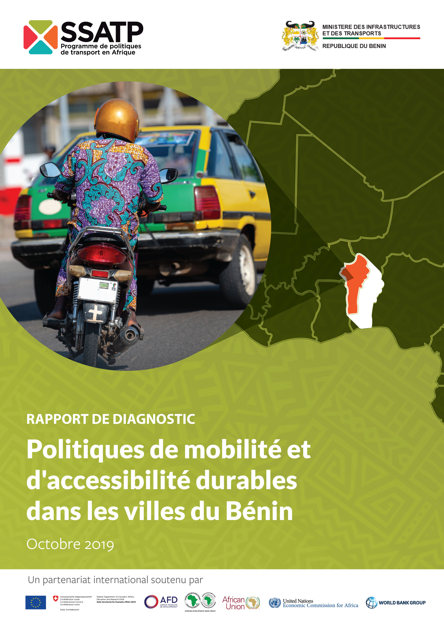 Politiques de mobilité et d'accessibilité durables dans les villes du Bénin - Rapport de Diagnostic