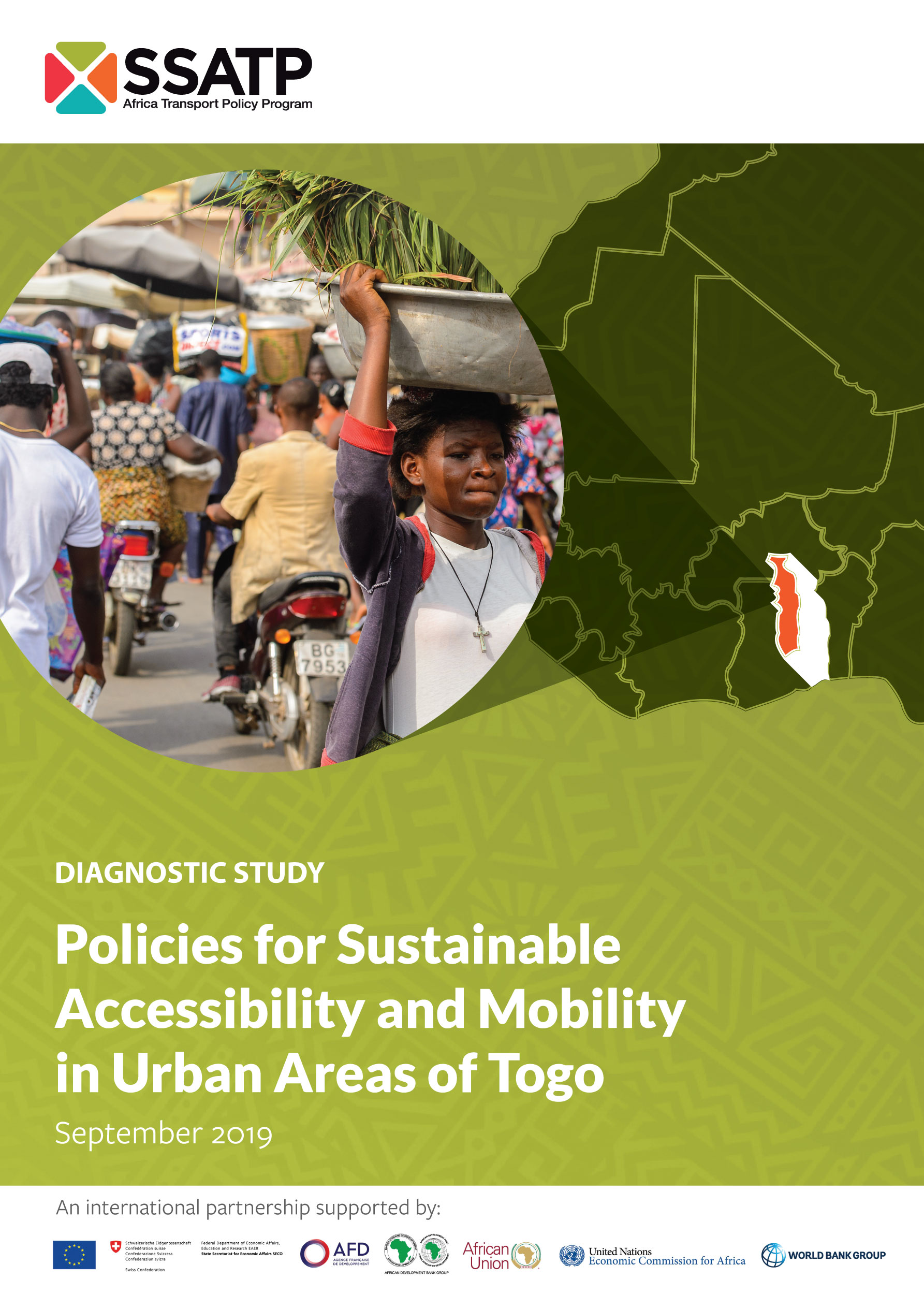 Policies for sustainable mobility and accessibility in urban areas of Togo - Diagnostic Study