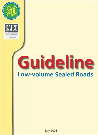 SADC Guideline on Low-Volume Sealed Roads